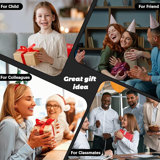 Black Calculator, UPIHO Standard Calculator,12 Digit Display and Big Buttons,Black Office Supplies and Desk Accessories,Cute Office and School Accessory