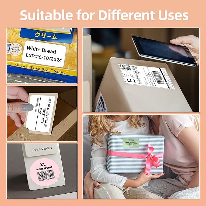 ORGSTA USB Shipping Label Printer - T001 4x6 Thermal Label Printer for Small Business, High Speed Label Printers for Shipping Package, Used for Ebay, Amazon, Shopify, Etsy, USPS, FedEx(USB Only)