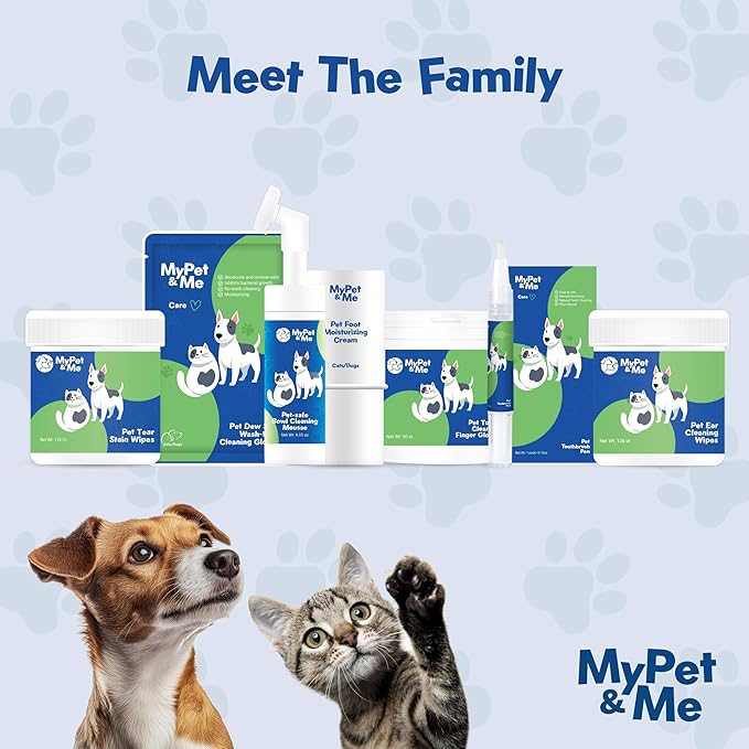 MyPet&Me - Paw and Nose Balm for Dogs & Cats - 6g | Lick-Safe Dog Balm for Paws and Nose | Moisturizing & Soothing Pet Paw Balm for Dry, Cracked Pads | Gentle & Natural Dog Foot Balm