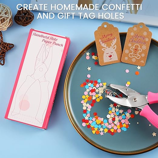 MyArTool 1/16 Hole Punch, Handheld Single Hole Punch with Soft Grip, Hole Puncher Single for Home, Office, School Supplies, Can be Used for DIY Craft Paper, Labels and Greeting Cards