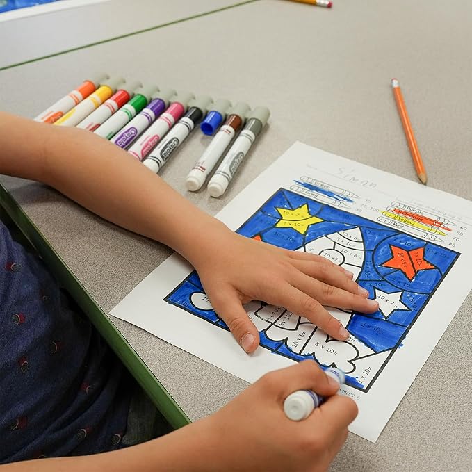 Darware Marker Holders (25-Pack); The Original Marker Gripper Silicone Marker Organizers for Broad Tip Colored Marker Sets, No More Lost Lids