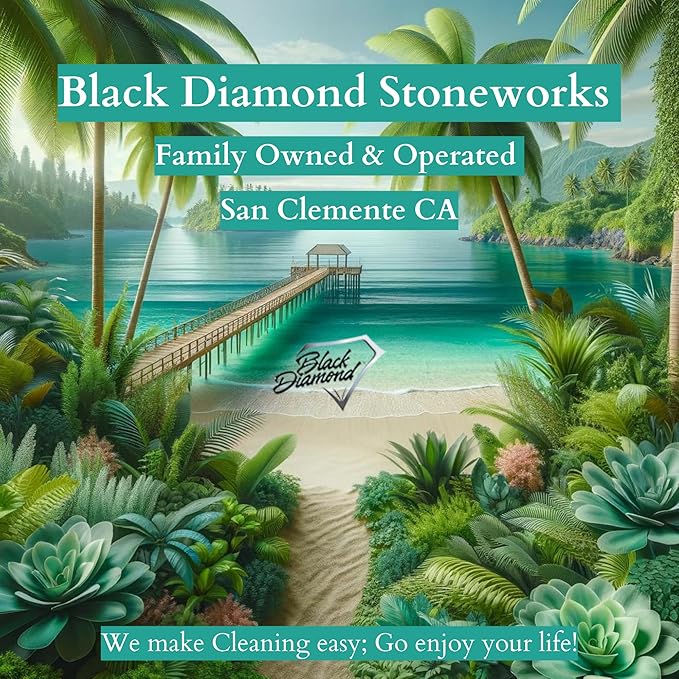 Black Diamond Stoneworks Wood & Laminate Floor Cleaner: For Hardwood, Real, Natural & Engineered Flooring –Biodegradable Safe for Cleaning All Floors. Streak-Free, Easy To Use, Non-Toxic, No-Rinse!