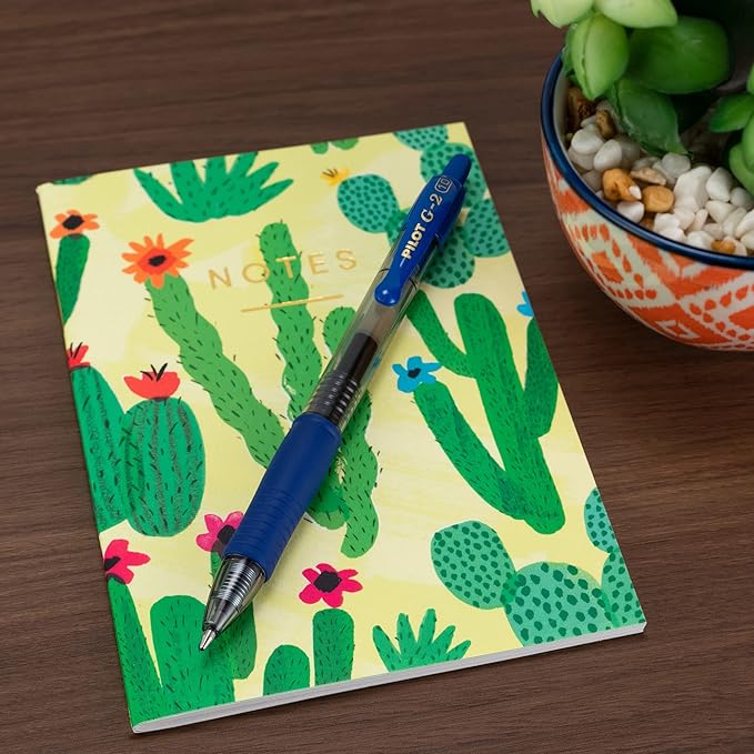 Pilot G2 Premium Gel Roller Pens, Bold Point 1 mm, Blue Ink Pens Bold Point, Pack of 14, - Ideal for School, Journaling, and Office Writing