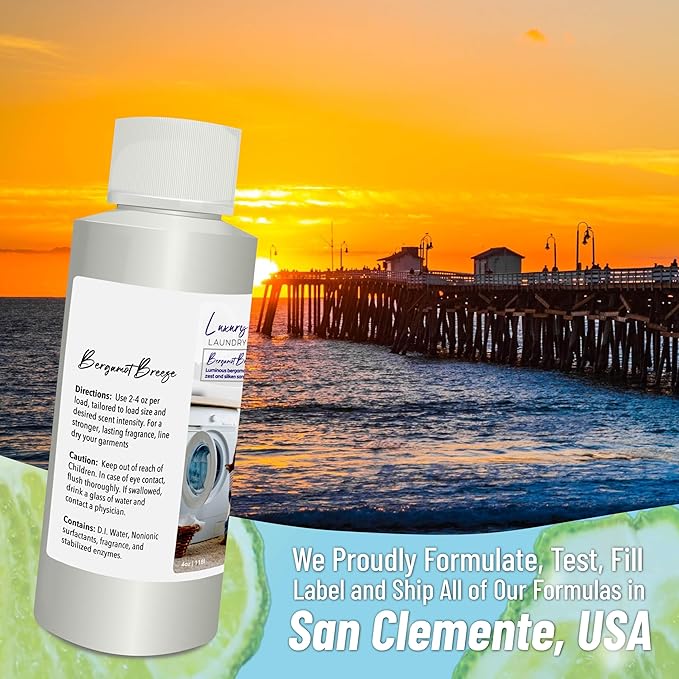 Black Diamond Stoneworks Bergamot Breeze Luxury Scented Laundry Wash, Premium Quality Detergent, Superior Cleaning Performance, Long-Lasting Fragrance, Trial Size.