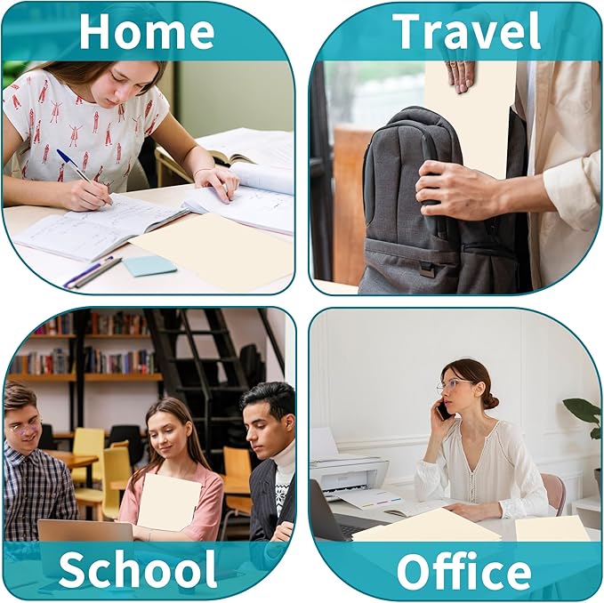 Manila File Folder,Manila Folder 8.5x11,Manilla Folders Letter Size,100 Per Box,1/3 Cut Tabs Folder for School,Office,and Home Organization