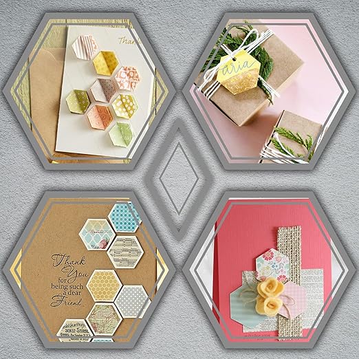 Hexagon Hole Punch for Craft - 1-Inch Paper Punch Shapes, Tool for Scrapbook, Festival Cards, DIY Arts