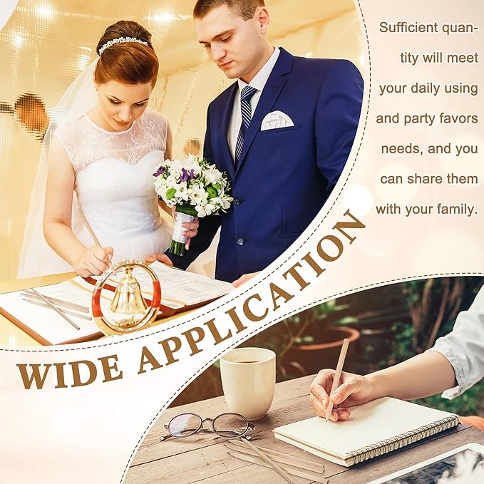 Fumete 100 Pieces Wooden Pencils Bulk No Eraser Hexagonal HB Graphite Unsharpened Natural Wood Pencils Without Erasers Christmas Classroom Gifts for Students Bulk Christmas Goodie Bag Stuffers