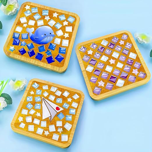 OOTDART Mosaic Crystal Grout, Mosaics Tile Tools, Mosaic Tile Accessories – Essential for Handmade Grouting and Perfect for DIY Craft Projects (Gold, 6.3oz)