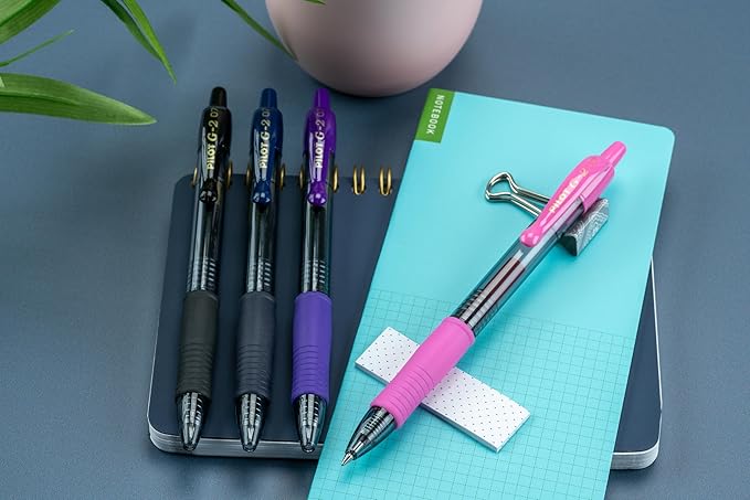 PILOT G2 Limited Edition Harmony Ink Collection Retractable Gel Pens, 0.7mm Fine Point, Gel Pen Set, Assorted Ink, G2 Gel Pen - Ideal for School, Journaling, and Office Writing