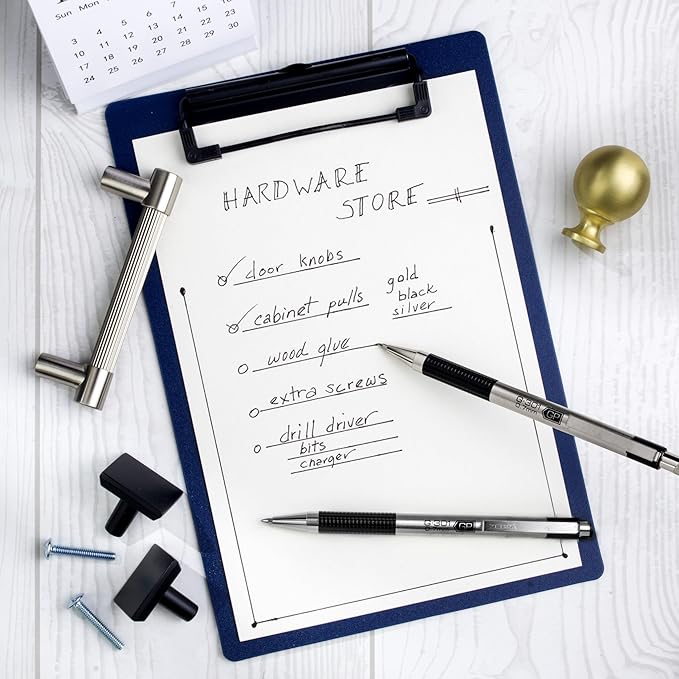 Zebra Pen G-301 Retractable Gel Pen, 0.7mm Medium Point, Stainless Steel Barrel, Ideal for Office Supplies, School Supplies & Teacher Supplies, Black Ink, 12-Pack (41310)