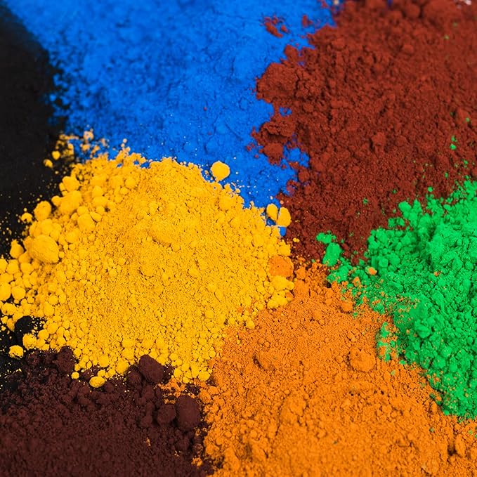 GOODTAKE Concrete Pigment, Grass Green Iron Oxide Pigment Powder, Concrete Cement Dye Color Pigment for Pastel Tile Paint Concrete Cement Mortar Grout (Grass Green, 20 oz)