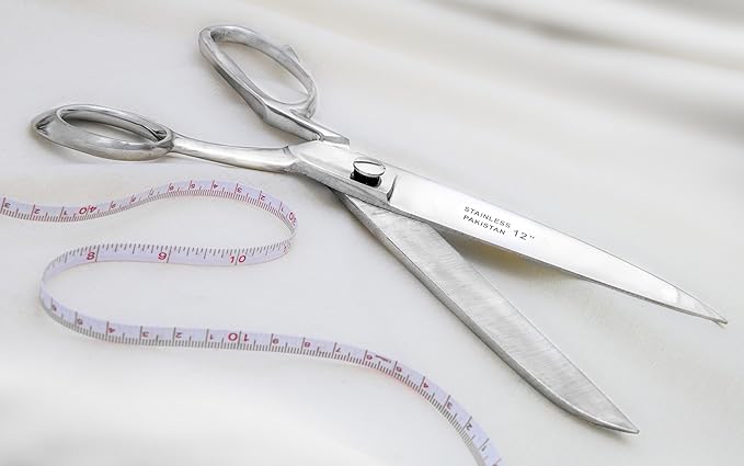 SE 12" Stainless Steel Heavy-Duty Tailor’s Scissors - SC63H