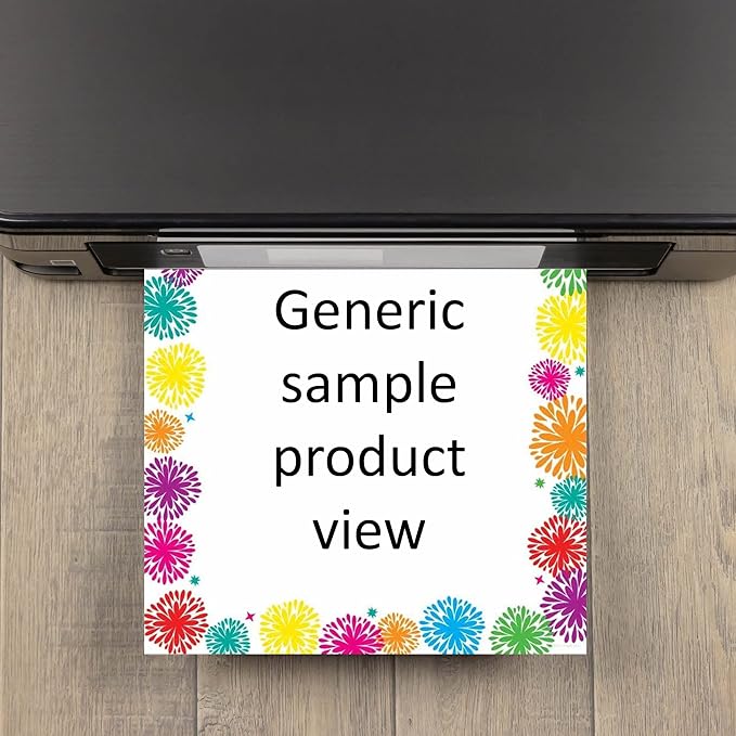 Fanciful Fireworks Letterhead Laser & Inkjet Printer Paper, 100 pack