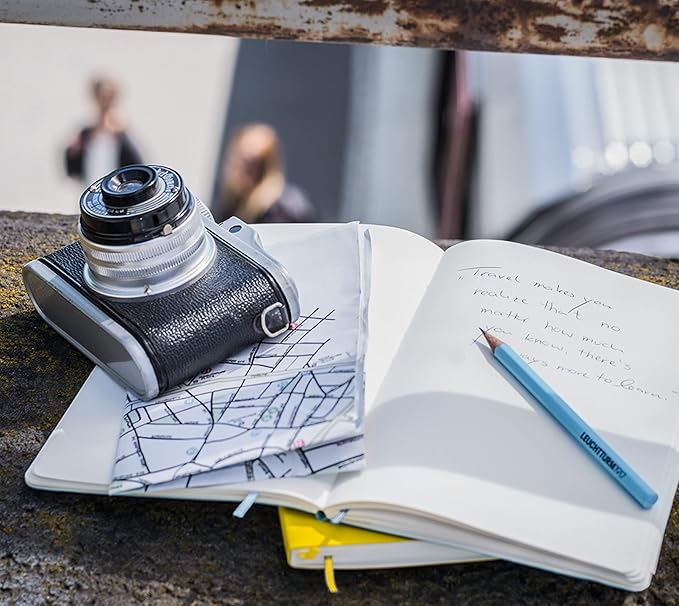 LEUCHTTURM1917 - Notebook Softcover Paperback B6+ - 123 Numbered Pages for Writing and Journaling (Ruled, Powder)