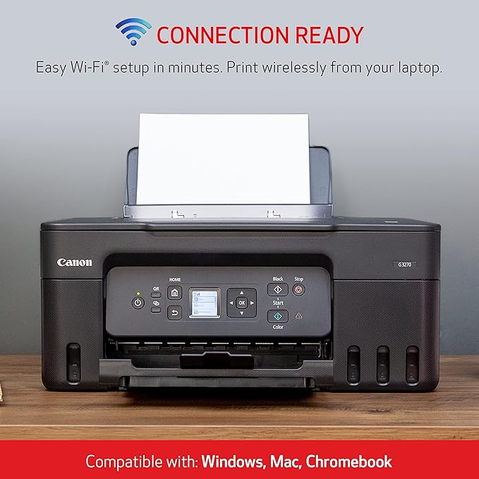 Canon MegaTank G3270 All-in-One Wireless Inkjet Printer. for Home Use, Print, Scan and Copy