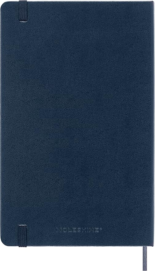 Moleskine Smart Notebook, Large, Ruled, Sapphire Blue, Hard Cover (5 x 8.25)