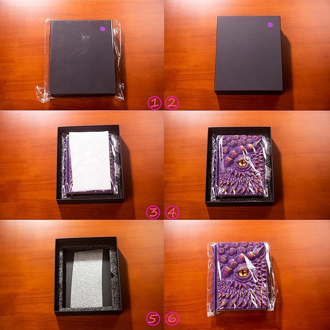 3D Dragon Eye Embossed Journal,Resin Engraving Notebook,Dnd notebook for Dragon Lovers ,Blank Paper,Hardcover Travel Notepad for Writing,Sketchbook,Collection,Gift,Decoration A4 and A5 Size