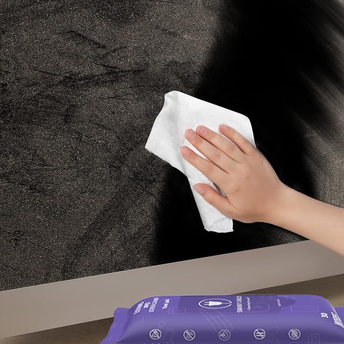Screen Cleaner Wipes: Electronic Wipes for Screens - Computer Screen Wipes for Lens, Phone, Tv Screen and Monitor Cleaning - Tech Wipes & Microfiber Cloth (Soft Wipes, 600 Count)