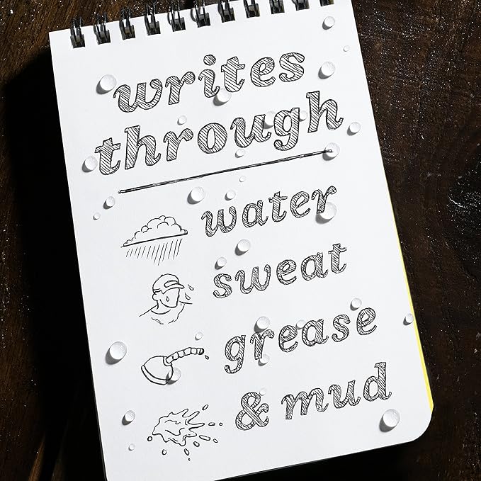 Rite in the Rain Durable Weatherproof Mini Slide-Click Mechanical Pencil, 3 Pack (No. TAC14)