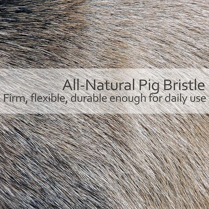 Redecker Natural Pig Bristle and Cotton Cleaning Brush, 12-5/8-Inches