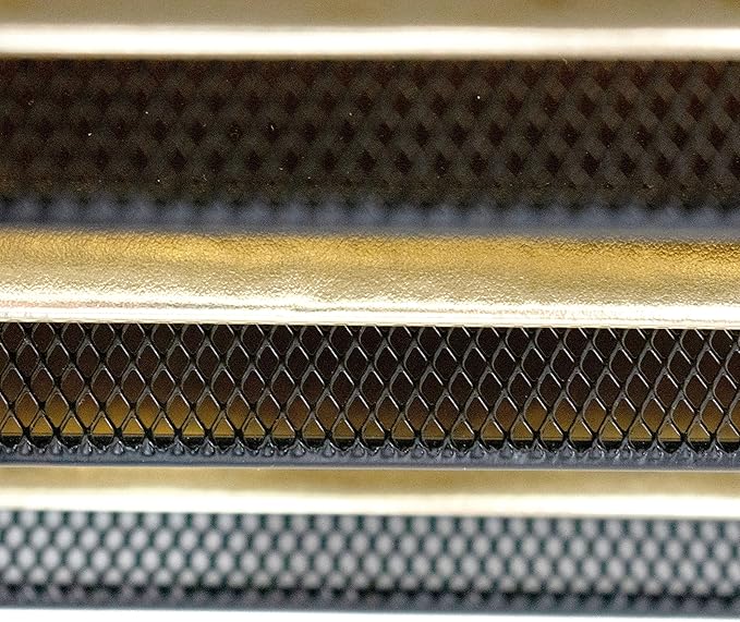 Blu Monaco Desk Organizers - 4-Tier Stackable Paper Tray - Black Metal Mesh Letter Tray File Holder Organizer