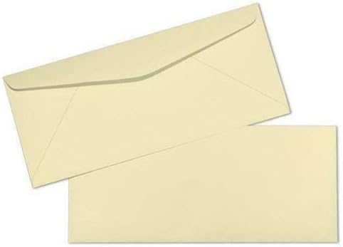 Limited Papers (TM) Regular Mailing And Business Envelopes, Left Hand Window, No. 10 (4.8 x 9.5 Inch), Gummed seal, 24 Pound, Variety of Colors And Quantities. (Ivory, 250)