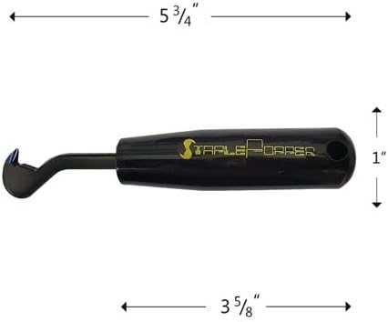 StaplePopper Mini - Staple Remover. Fastest and Easiest Way to Remove Carpet Staples! Heavy Duty Contractor Grade!