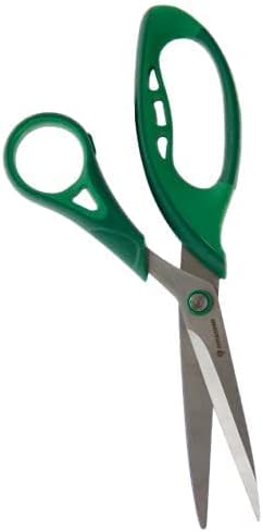 Amazeko Scissors with Animated Koala Holder, 8.5” Stainless Steel Blades, Comfortable Soft Air Grip Handles, Fun Animal Desk Decor with Non-Slip Weighted Tree Base