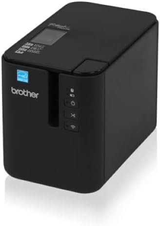 Brother PT-P900WC High-Resolution Industrial Desktop Label Printer with Wi-Fi®, Black, Large