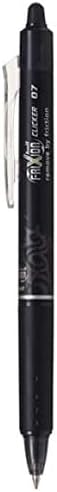Pilot FriXion Ball Clicker Retractable Erasable Gel Pen, Fine Point, 0.7mm, Black Ink