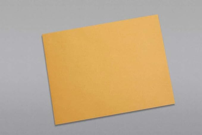 Limited Papers (TM) Booklet Envelopes, (Open Side) Brown Kraft, Gummed Seal, 28 Pound, Heavyweight, For Mailing And More. (1000, 11 x 13)