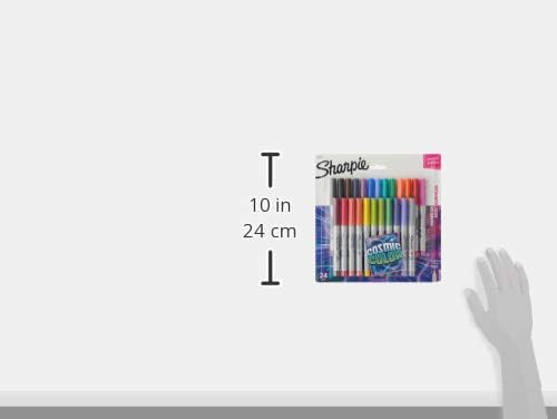 Sharpie Permanent Markers Ultra Fine Point Cosmic Color Limited Edition 24 Count