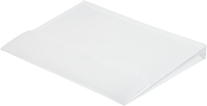 JAM PAPER Plastic Expansion Envelopes with Hook & Loop Closure - Letter Booklet - 9 3/4 x 13 with 1 Inch Expansion - White - 3/Pack