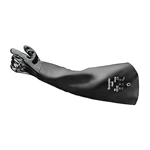 Ansell Healthcare 103620 Neox Neoprene-Coated Glove, 31" Length