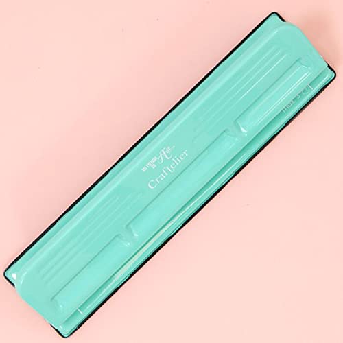 Craftelier - XL Disc Planner Hole Punch | Adjustable Hole Puncher for Discbound Notebooks & Journaling Supplies | Punches up to 3 Sheets of 90 g/m2 | Aprox. Size 12.60" x 3.54" x 1.97"
