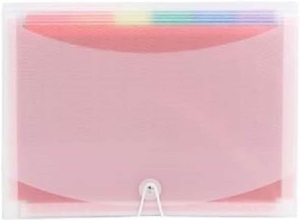 Smead Desktop Poly Expanding File Folder Organizer, Accordion File, Paper Document Storage, 12 Pockets, Flap and Cord Closure, Letter Size (70723)