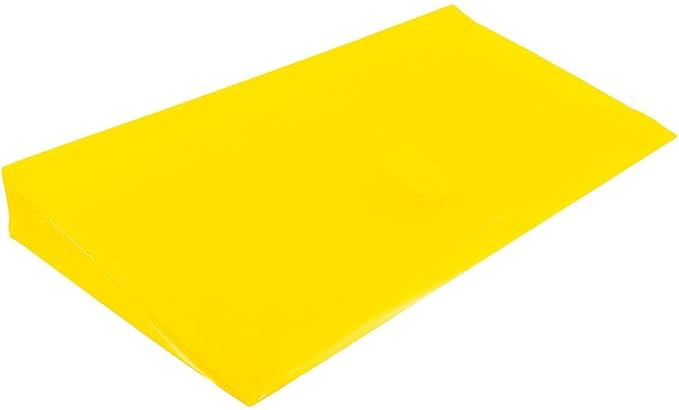 JAM PAPER Plastic Expansion Envelopes with Hook & Loop Closure - #10 Booklet Wallet - 5 1/4 x 10 with 1 Inch Expansion - Yellow - 12/Pack