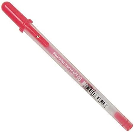 SAKURA Gelly Roll Moonlight 06 Gel Pens - Fine Point Ink Pen for Journaling, Art, or Drawing - Assorted Fluorescent Ink - Fine Line - 10 Pack