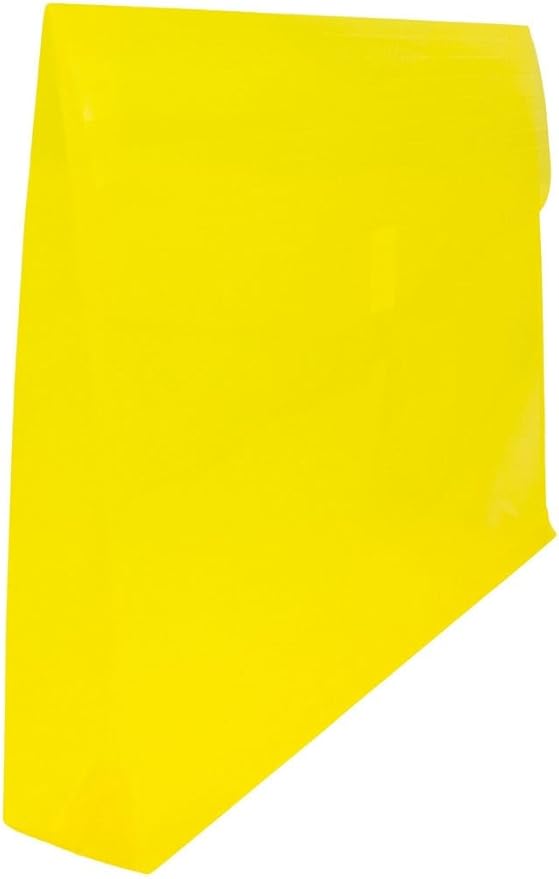 JAM PAPER Plastic Expansion Envelopes with Hook & Loop Closure - Letter Booklet - 9 3/4 x 13 with 2 Inch Expansion - Yellow - 3/Pack