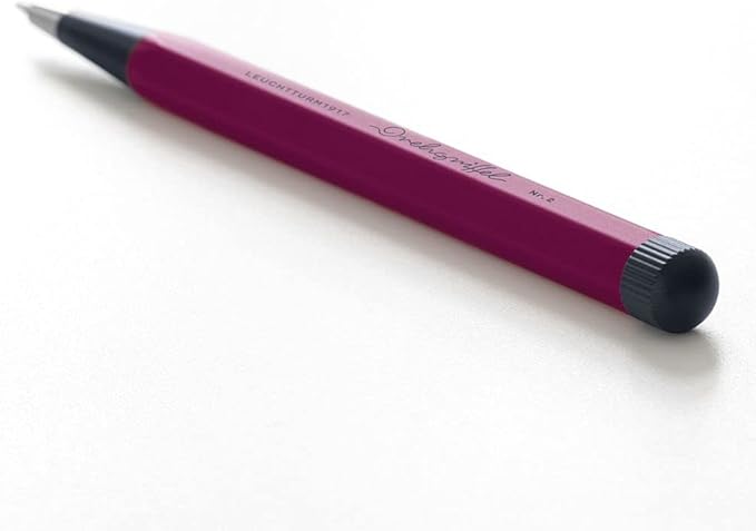 LEUCHTTURM1917 - Drehgriffel Mechanical Pencil - Refillable Writing Stylus with 0.7 mm HB Graphite Lead (Port Red)