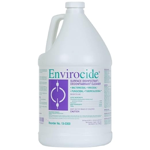 Metrex Envirocide Surface Disinfectant & Decontaminant Cleaner44; 1 Gallon