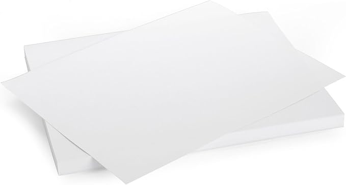 Metallic Shimmer Paper Sheets - White, 8.5 x 11 In, 110 GSM, 96 Sheets, Double-Sided - Invitations & Crafts, Printer-Friendly, Scrapbooking & DIY Projects