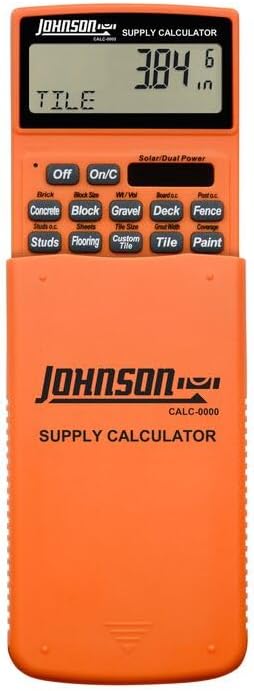 Johnson Level & Tools CALC-0000 Supply Calculator
