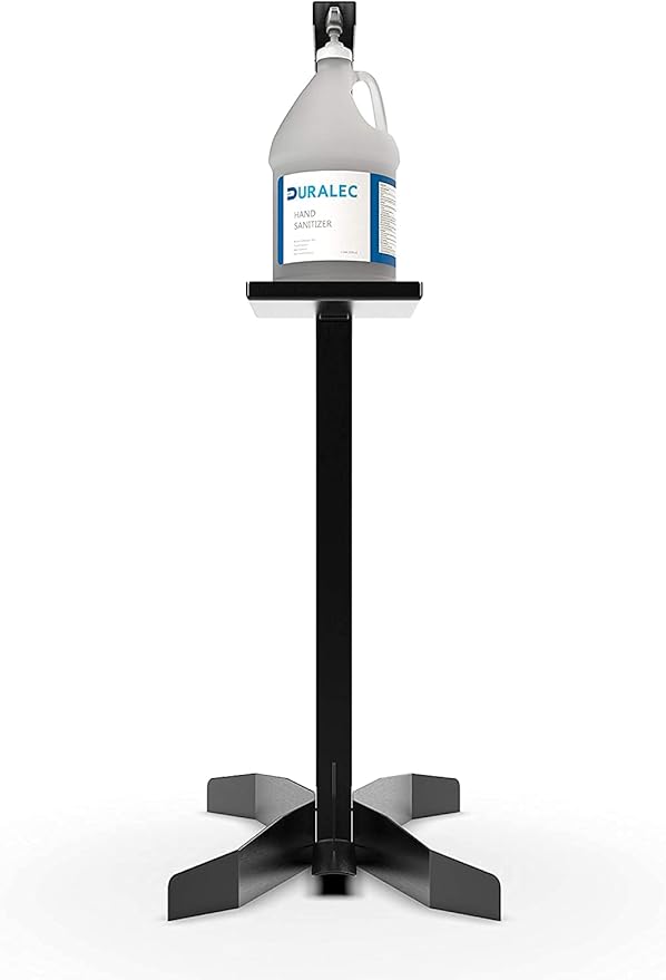 Foot Operated Hand Sanitizer Stand, Freestanding Fully Adjustable Hand Sanitizing Station for Commercial and Industrial Use
