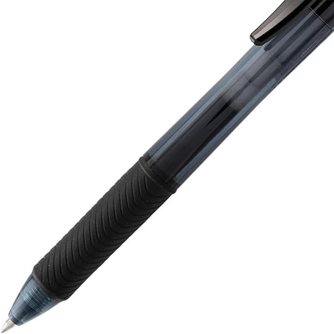Pentel EnerGel X Retractable Liquid Gel Pen, 0.7mm, Ultra Performance, 12 Pack - 6 Black Ink and 6 Blue Ink Pens