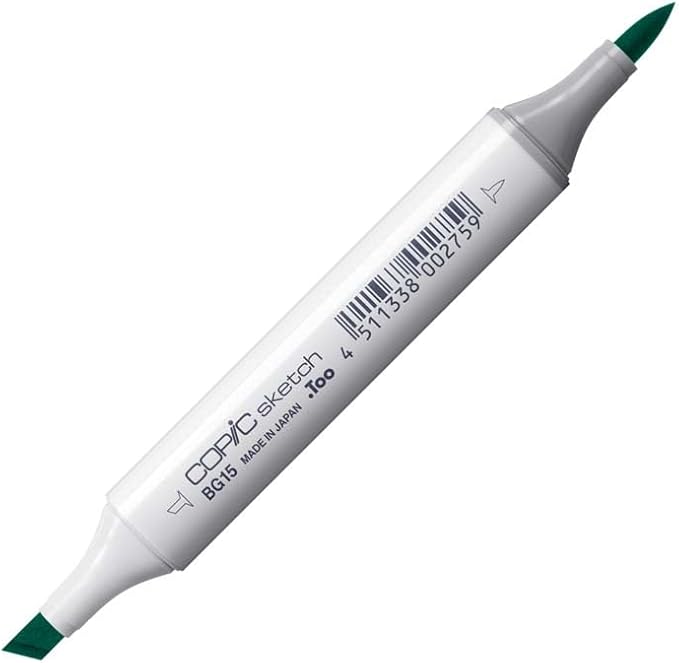 Copic Sketch Alcohol Markers, 6 Color Dual Tip Art Marker Set – Blendable Brush Tips for Drawing, Sketching, and Illustration – Professional Set for Adults/Teen Artists & Creators - Pale Pastels