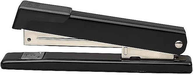 Bostitch Office Classic Metal Desktop Stapler, 20 Sheet Capacity, Dual Clinch, Opens for Tacking, Full-Strip, Black