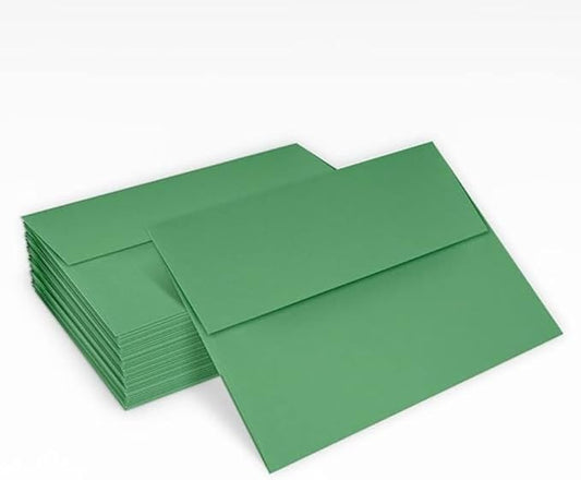 Limited Papers(TM) Green A2 Envelopes, 5 3/4 x 4 3/8 Inch, 100 Envelopes.