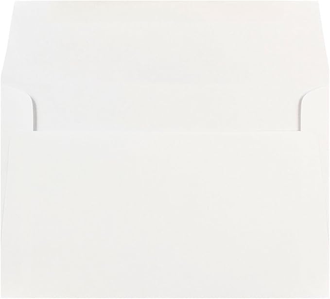 JAM PAPER A9 Invitation Envelopes - 5 3/4 x 8 3/4 - White - 50/Pack