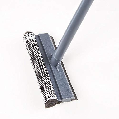 MULING Window Squeegee Cleaning Tool Window Cleaner Car Squeegee Windshield Cleaning Sponge and Rubber Squeegee,BlackM